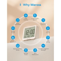 Meross HomeKit Smart Temperature & Humidity Sensor - MS130MA-EU - (Matter) — Buy in Cyprus with Fast Delivery