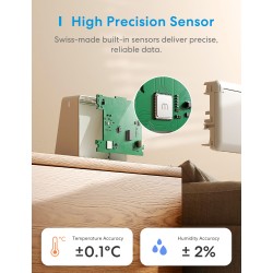 Meross HomeKit Smart Temperature & Humidity Sensor - MS130MA-EU - (Matter) — Buy in Cyprus with Fast Delivery