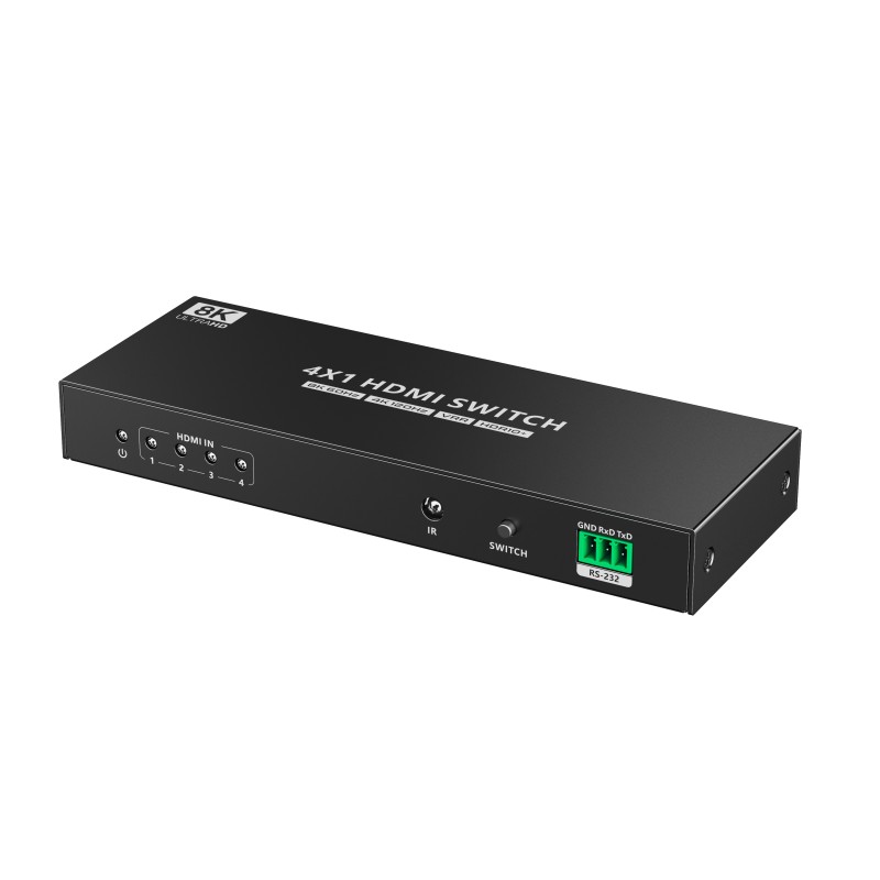 Lenkeng HDMI Switch - LKV841 - 4x1 8K60Hz — Buy in Cyprus with Fast Delivery