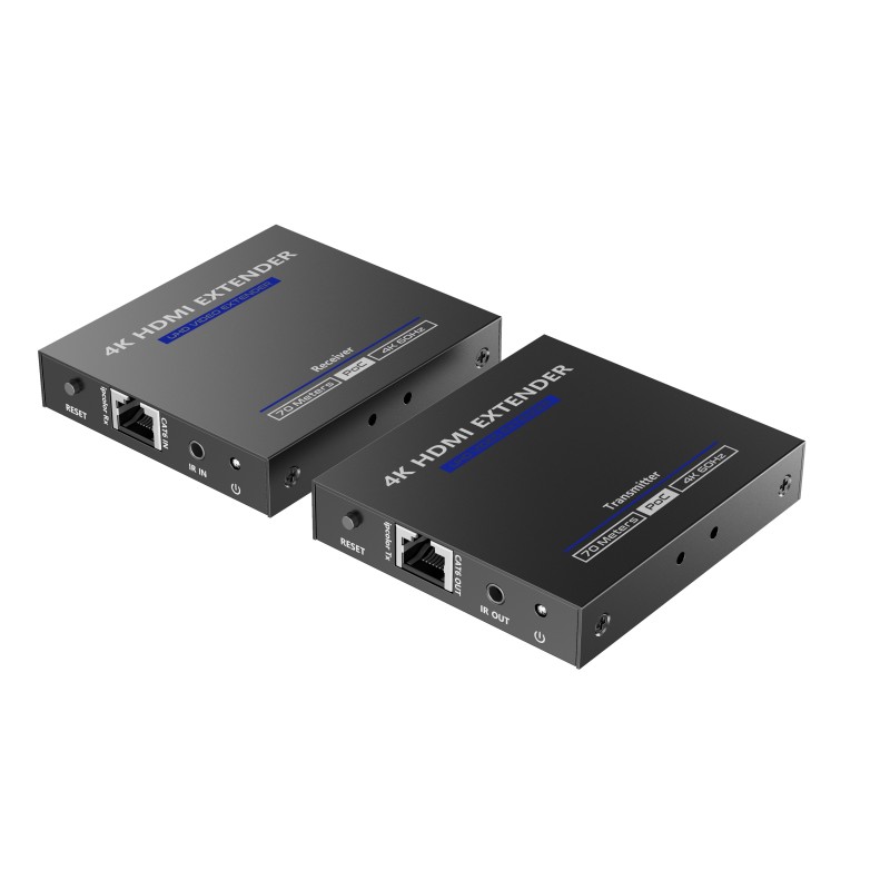 Lenkeng HDMI Extender over Ethernet - LKV565P - 70M 4K POC IR Loop — Buy in Cyprus with Fast Delivery