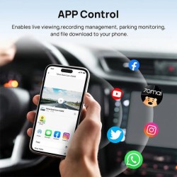 70mai Dash Cam Pro Plus+ - A500S - with Screen, 1944P 140FOV 500mAh Car Camera — Buy in Cyprus with Fast Delivery