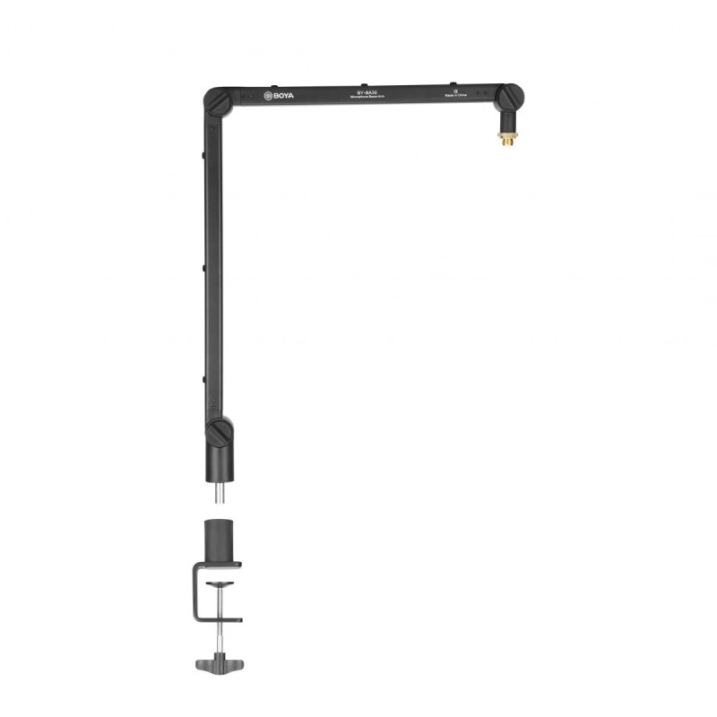 BOYA Microphone Arm Mic Stand - BY-BA30 - Built-in Cable Catch — Buy in Cyprus with Fast Delivery