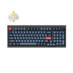 Keychron V5 Max QMK VIA - V5M-D4 - Wireless BT 2,4 Wired Custom Mechanical Keyboard Banana Sw. 96% US