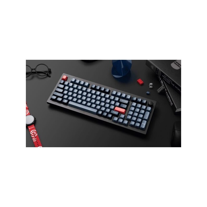 Keychron V5 Max QMK VIA - V5M-D4 - Wireless BT 2,4 Wired Custom Mechanical Keyboard Banana Sw. 96% US