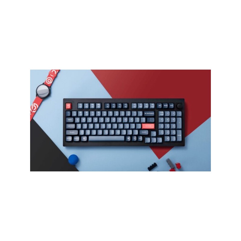 Keychron V5 Max QMK VIA - V5M-D4 - Wireless BT 2,4 Wired Custom Mechanical Keyboard Banana Sw. 96% US