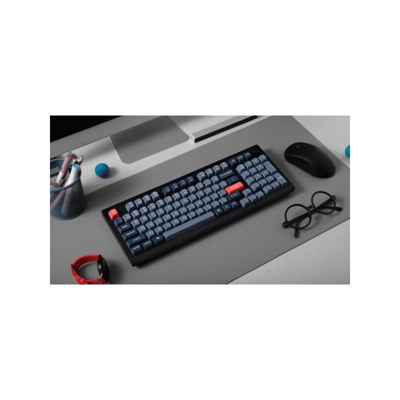 Keychron V5 Max QMK VIA - V5M-D4 - Wireless BT 2,4 Wired Custom Mechanical Keyboard Banana Sw. 96% US