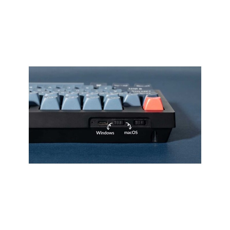 Keychron V5 Max QMK VIA - V5M-D4 - Wireless BT 2,4 Wired Custom Mechanical Keyboard Banana Sw. 96% US