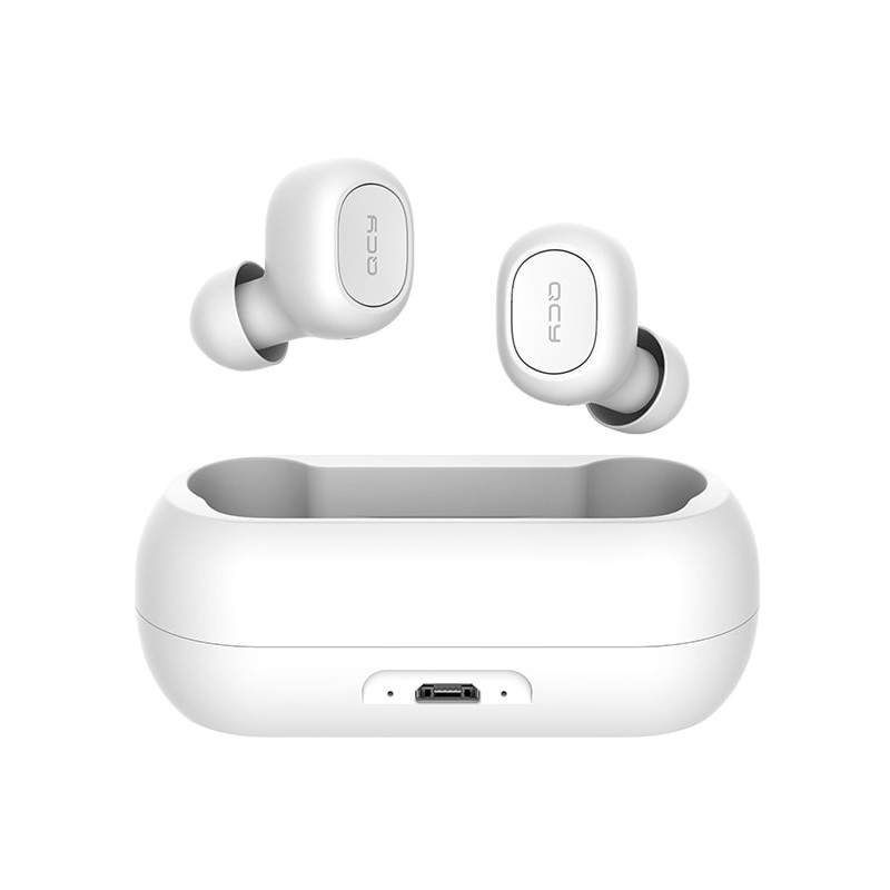 QCY - T1C - TWS WHITE True Wireless Earbuds 5.0 Bluetooth Headphones 80hrs — Buy in Cyprus with Fast Delivery