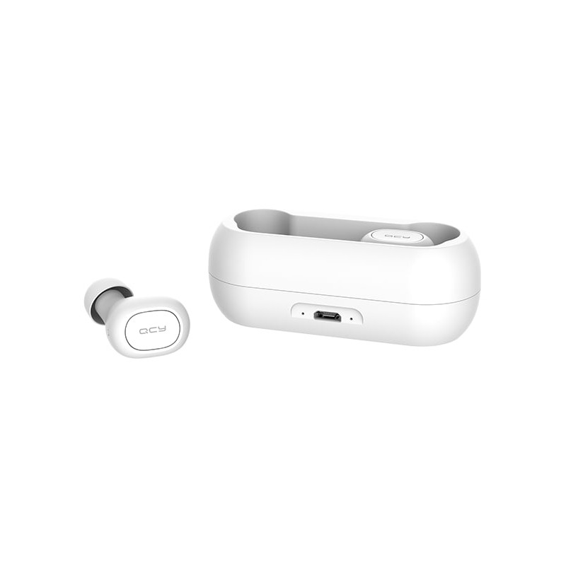QCY - T1C - TWS WHITE True Wireless Earbuds 5.0 Bluetooth Headphones 80hrs — Buy in Cyprus with Fast Delivery