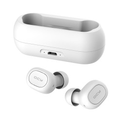 QCY - T1C - TWS WHITE True Wireless Earbuds 5.0 Bluetooth Headphones 80hrs — Buy in Cyprus with Fast Delivery