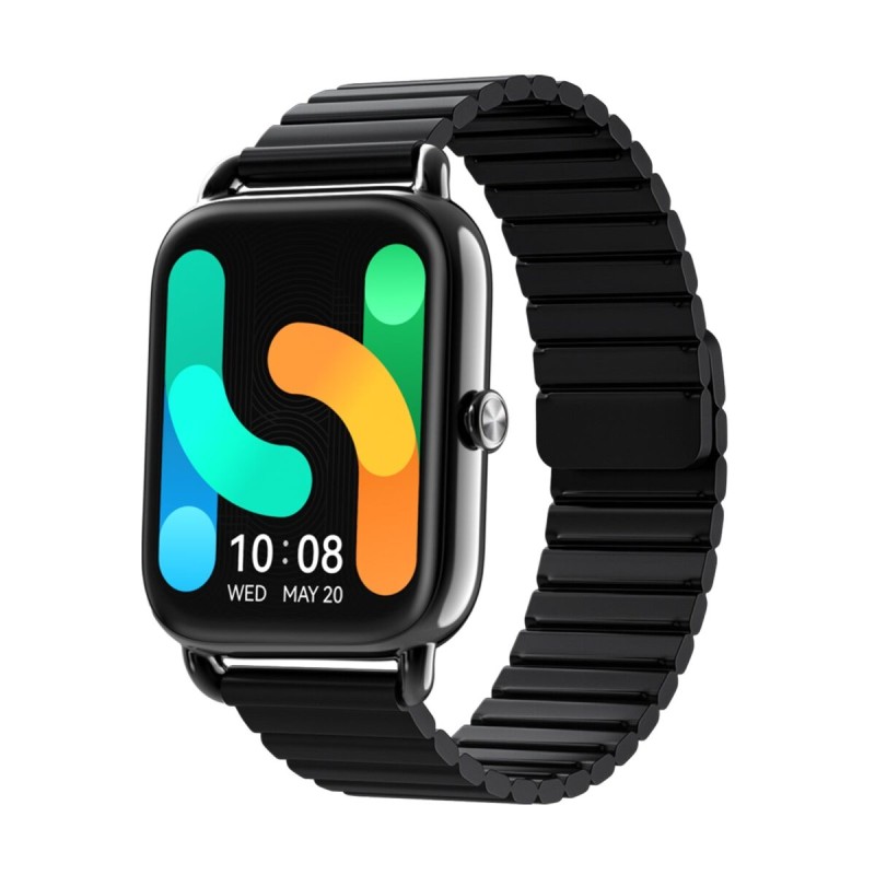 Haylou Smart Watch - RS4 Plus - Black -2 Straps (Silicon & Magnetic) Smart Watch 1,78 AMOLED 368x448 100 faces IP68