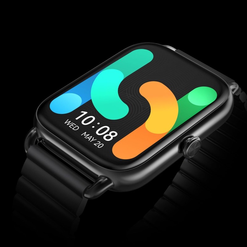 Haylou Smart Watch - RS4 Plus - Black -2 Straps (Silicon & Magnetic) Smart Watch 1,78 AMOLED 368x448 100 faces IP68