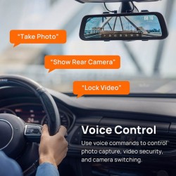 70mai Rearview Mirror Dash Cam - S500 - set 1944p 138fov Car Camera — Buy in Cyprus with Fast Delivery