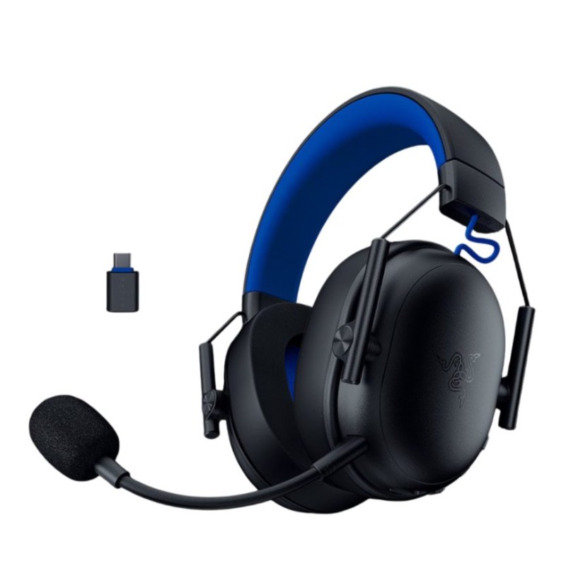 Razer BlackShark V3 X Hyperspeed Licensed for PlayStation - Black - Wireless Headset - 2.4Ghz BT USB
