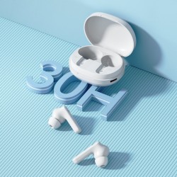 Haylou Moripods ANC White Bluetooth TWS Gaming In-Ear Earbuds 30db Active Noise Cance. 28h BT5.2