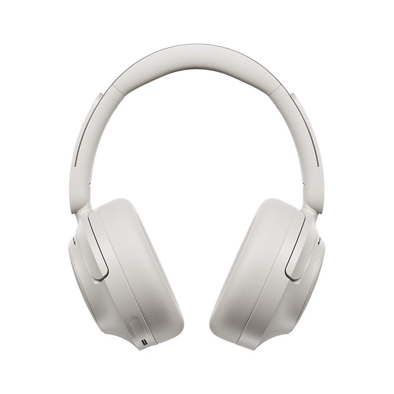 QCY Headphones - H3S - White, Type-C & Bluetooth 6.0 ANC iOS Android Call Noise Cancelling Headset102h