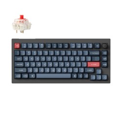 Keychron V1 Max - V1M-D1 - QMK VIA Wireless Custom Mechanical Keyboard Red Switch RGB 75% US Layout