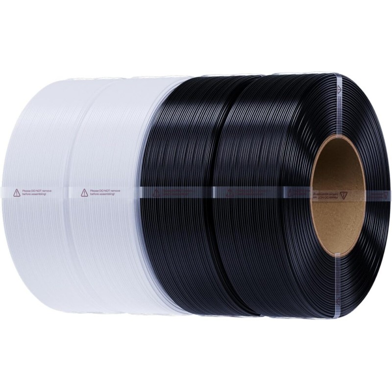 Creality Value Pack 4kg - No Reel - 2x Black & 2x White - CR-PETG - 3D Printer Filament Refill