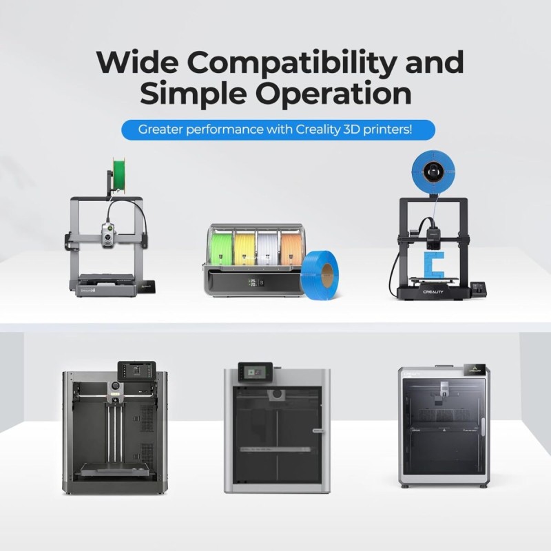 Creality Value Pack 4kg - No Reel - 2x Black & 2x White - CR-PETG - 3D Printer Filament Refill