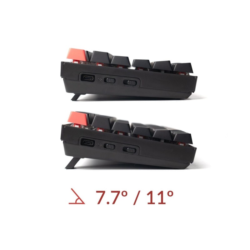 Keychron K8 V2 - K8X-H1 - QMK Wireless Mechanical Keyboard Red Switch HotSwap RGB 80% US Layout