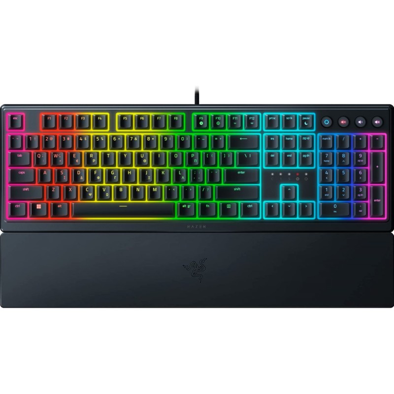 Razer Gaming Keyboard - ORNATA V3 - Low Profile Mecha-Membrane Switches - Split Resist - RGB - GR