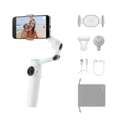 Insta360 Creator Bundle (White) Gimbal Stabilizer for Smartphone - Flow 2 Pro - AI-Powered — Buy in Cyprus with Fast Delivery