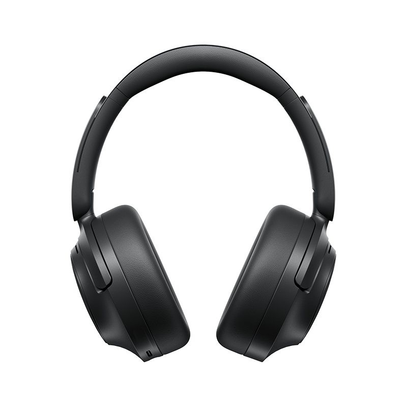 QCY Headphones Black - H3S - Type-C & Bluetooth 6.0 ANC iOS Android Call Noise Cancelling Heasdet 102h