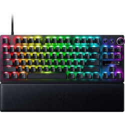 Razer Keyboard - Huntsman V3 Pro - Tenkeyless 8KHz Analog - 8K Polling Rate - RGB Optical Gaming Keyboard - Rapid