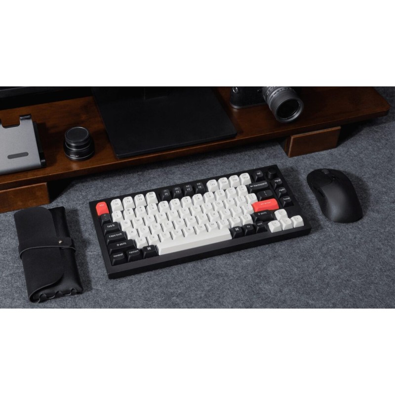 Keychron Q1 HE - Q1H-M1 - QMK Wireless Custom Hall Effect Keyboard Purple Switch 75% US Layout