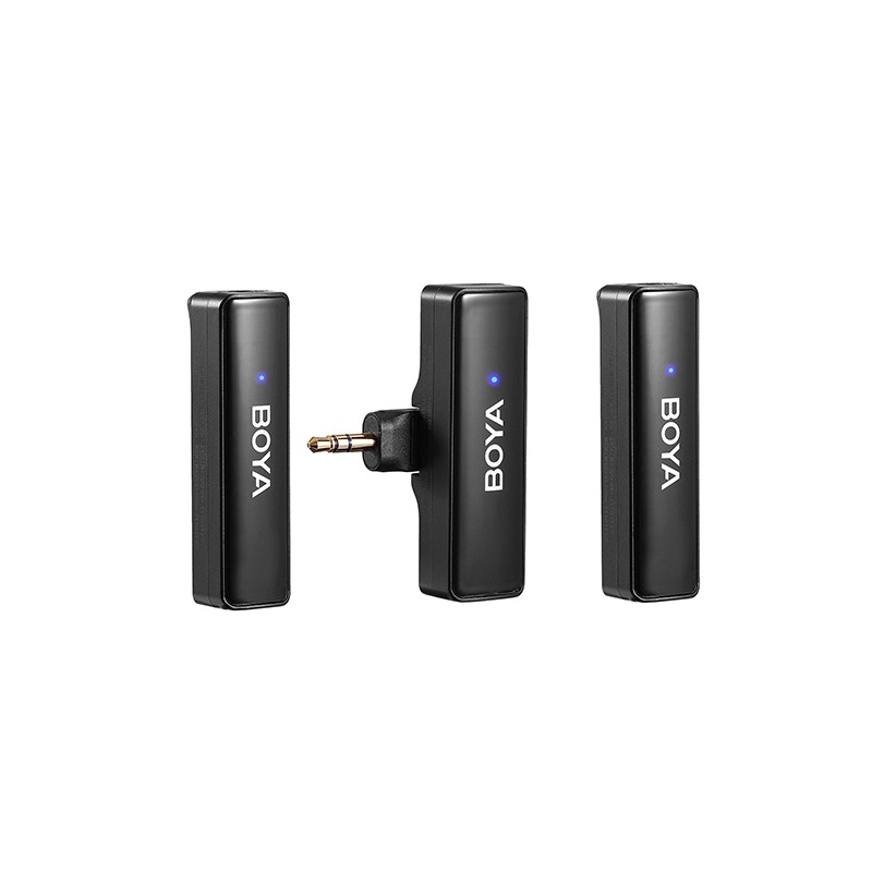 BOYALINK Mobile Wireless Mic - Android (USB-C), iPhone iOS, 3.5 TRS (laptop), 2-person vlog — Buy in Cyprus with Fast Delivery