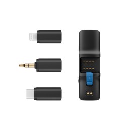 BOYALINK Mobile Wireless Mic - Android (USB-C), iPhone iOS, 3.5 TRS (laptop), 2-person vlog — Buy in Cyprus with Fast Delivery