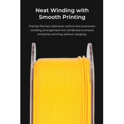 Creality Hyper PLA RFID Yellow - 3301010469 - Fast Printing Filament with CFS tag, 1kg, 1.75