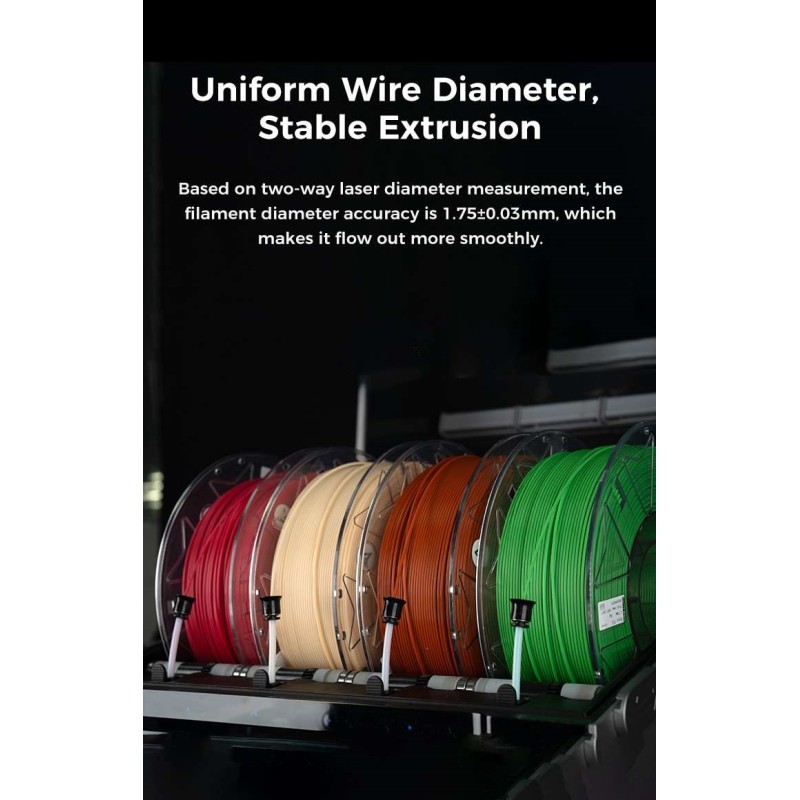 Creality Hyper PLA RFID Yellow - 3301010469 - Fast Printing Filament with CFS tag, 1kg, 1.75