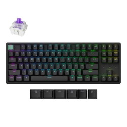 Keychron K8 HE - K8H-J1 - Shine-Through Wireless Magnetic Hall Effect RGB Keyboard 80% US Layout