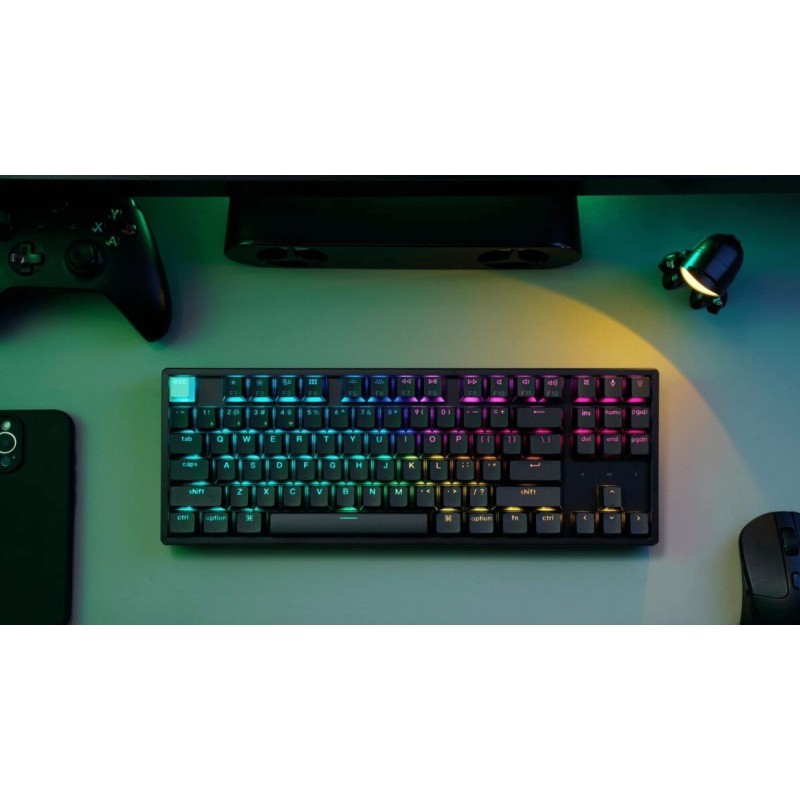 Keychron K8 HE - K8H-J1 - Shine-Through Wireless Magnetic Hall Effect RGB Keyboard 80% US Layout
