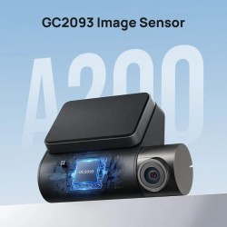 70mai Front & Rear Dash Cam w. Screen, Set with RC11 Rearview Camera - A200-1 - 1080P 60FPS 130FOV 500m