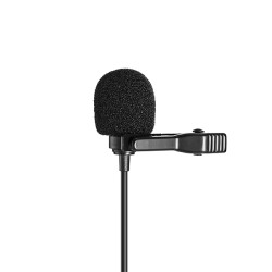 BOYA wired mic - BY-M1 Pro II - 6m cable, professional lavalier mic, camera, smartphone, tablet