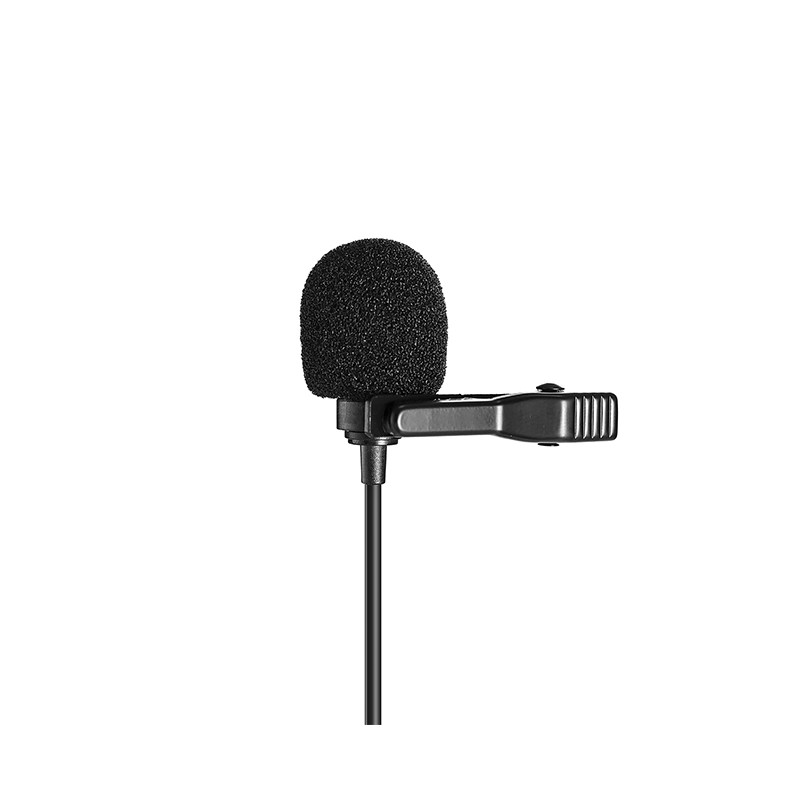 BOYA wired mic - BY-M1 Pro II - 6m cable, professional lavalier mic, camera, smartphone, tablet