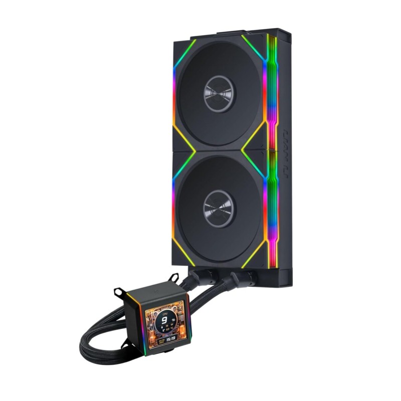 Lian Li Galahad II LCD - 280 TL - Wireless Black - AIO Water Cooler - AM5 AM4 - LGA 1851 1700 1200 115x