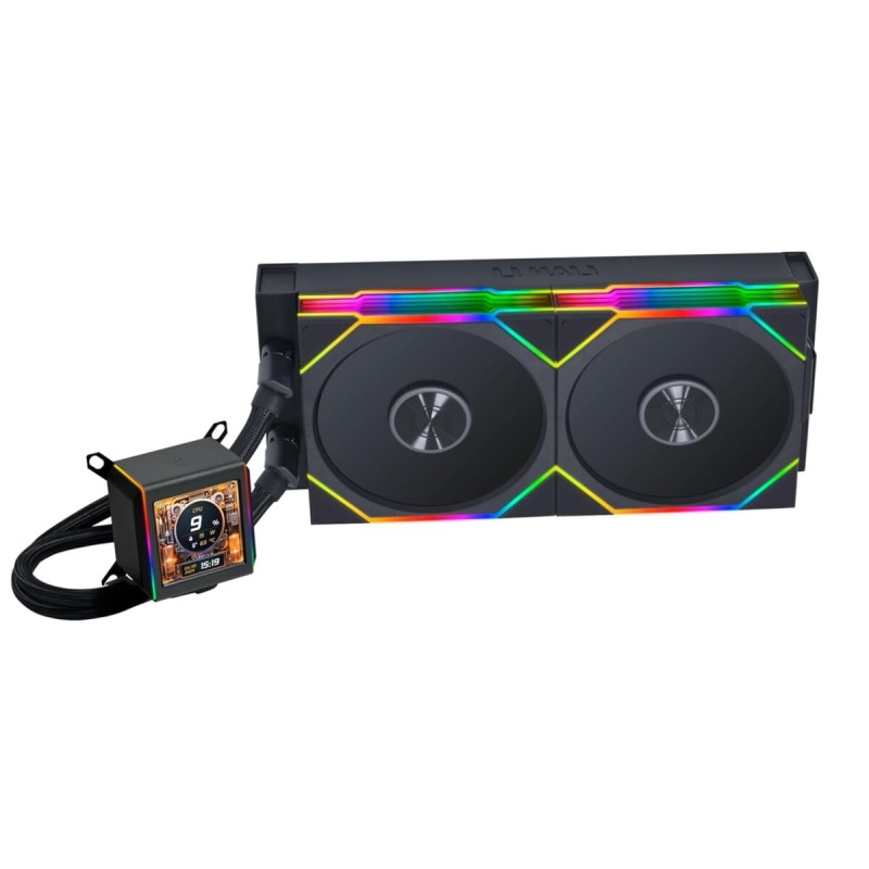 Lian Li Galahad II LCD - 280 TL - Wireless Black - AIO Water Cooler - AM5 AM4 - LGA 1851 1700 1200 115x