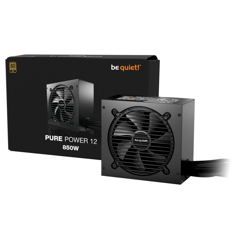 be quiet! Pure Power 12 - 850W - ATX 3.1, 80 PLUS Gold, Non-Modular, PCIe 5.1 — Buy in Cyprus with Fast Delivery