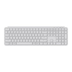 Keychron B6 Pro - B6P-K8 - Ultraslim Wireless BT Keyboard ZMK Online customization Ivory White 100% US