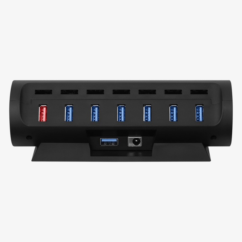 Streamplify HUB - CTRL 7 - 7x USB 3.0 Type A, RGB, 12V, EU Power Cable - Black — Buy in Cyprus with Fast Delivery