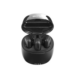 BOYA Wireless Microphone - BY-WM3T-D2 - 2.4GHz Wireless Microphone for iOS iPhone (2 transmitters, two-person vlog) and charger