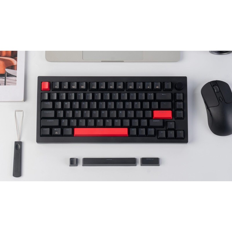 Lemokey X4 QMK - X4-A1 - Wired Mechanical Keyboard 75% Red Switch US Layout — Buy in Cyprus with Fast Delivery
