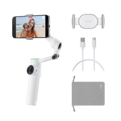 Insta360 Gimbal Stabilizer for Smartphone USB-C - Flow 2 Pro - Standard Version (White) A.I. Powered