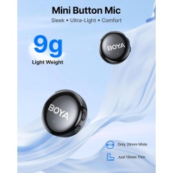 Type-C & 3.5mm AI-Powered Button Wireless Microphone - BOYALINK 3 - 2 TX + 1 RX No Case — Buy in Cyprus with Fast Delivery