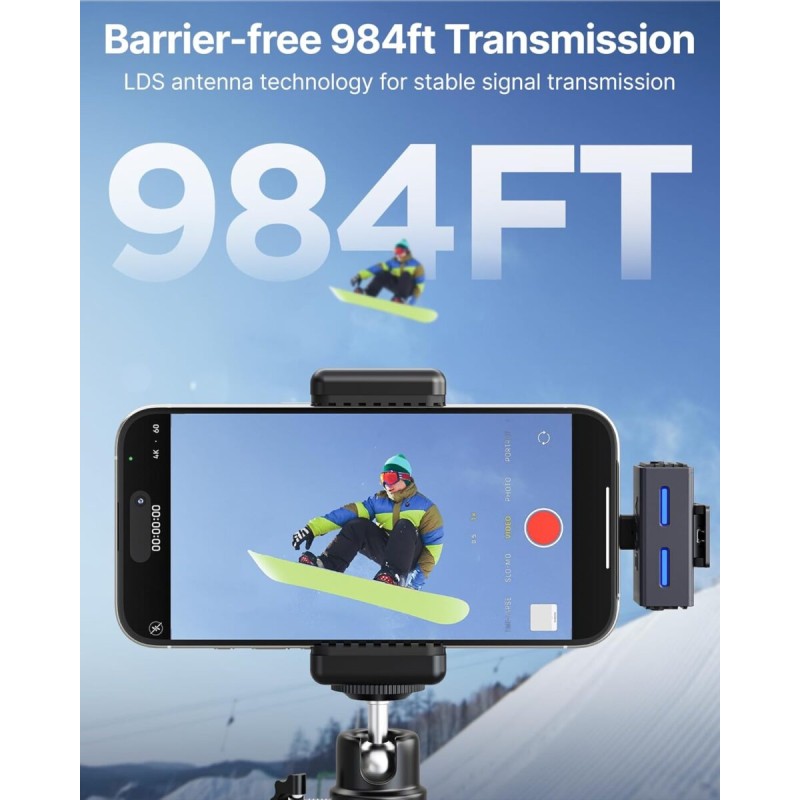 Type-C & 3.5mm AI-Powered Button Wireless Microphone - BOYALINK 3 - 2 TX + 1 RX No Case — Buy in Cyprus with Fast Delivery