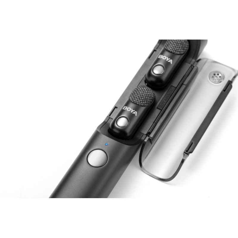 BOYA Magic - Type-C & 3.5mm Camera Receiver Wireless Microphone 2 TX + 2 RX + charging Case — Buy in Cyprus with Fast Delivery