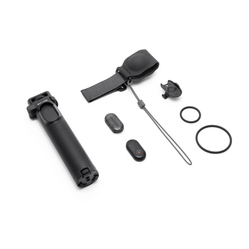Insta360 Foldable 2-in-1 Selfie Stick Remote Kit - (1/4" Mount) - With Mini Remote to control camera